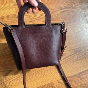 Building Block Brown Tiny Stencil Bag